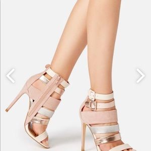 NWT Strapped High Heels